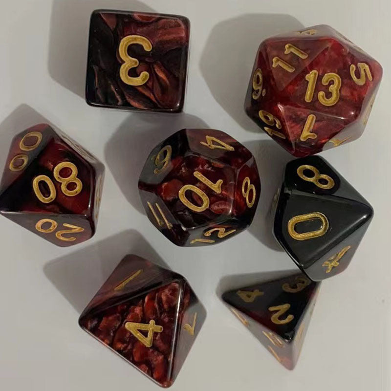 Multi-colored dice