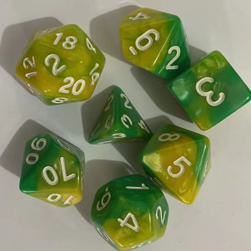 Multi-colored dice