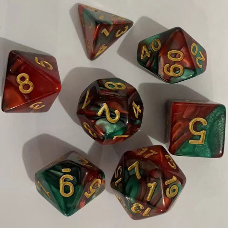 Multi-colored dice