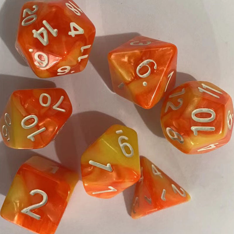 Multi-colored dice