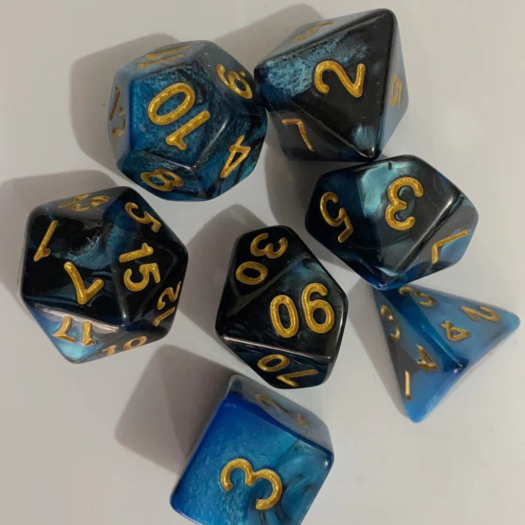 Multi-colored dice